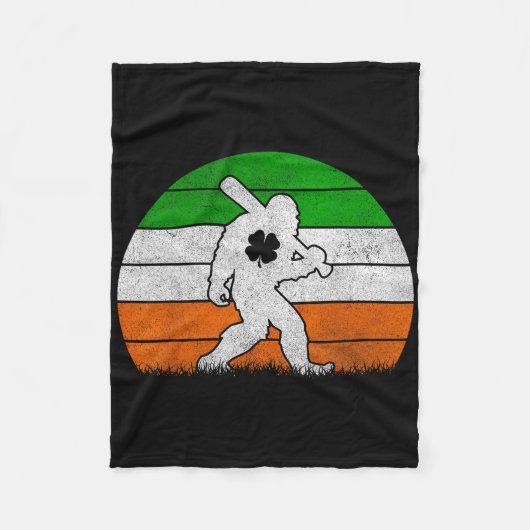 Couverture Polaire Bigfoot Bysebyll Byt St Patrick's Day Softbyll Byt (Devant)