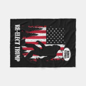 Couverture Polaire Bigfoot Dit Que Biden Stinks (Devant (Horizontal))