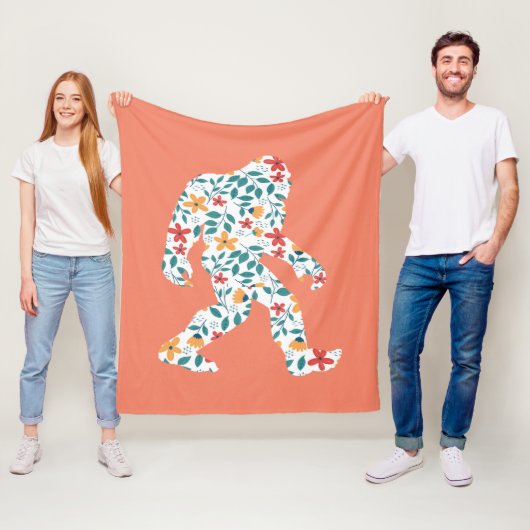 COUVERTURE POLAIRE BIGFOOT FLORAL (En situation)