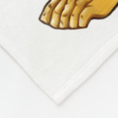 Couverture Polaire Bigfoot Heart Hands Funny Sasquatch Lover Valentin (Coin)