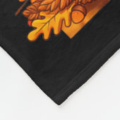 Couverture Polaire Bigfoot Lgrim Turkey Pumpkin Thanksgiving Day Funn (Coin)