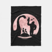 Couverture Polaire Bigfoot Loch Ness Monster Sasquatch Cat Ufo Funny (Devant)