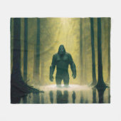 Couverture Polaire Bigfoot Marche À Travers Louisiane Eau Des Marécag (Devant (Horizontal))
