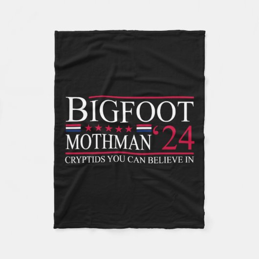 Couverture Polaire Bigfoot Mothman Élection présidentielle 2024 Vote  (Devant)