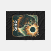 Couverture Polaire Bigfoot Ohio Total Solaire Eclipse 2024 Avec Eclip (Devant (Horizontal))