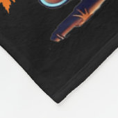 Couverture Polaire Bigfoot Pilgrim Hat Turkey Day Pumpkin Thanksgivin (Coin)