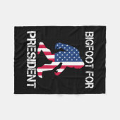 Couverture Polaire Bigfoot pour le président Funny Bigfoot (Devant (Horizontal))