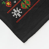 Couverture Polaire Bigfoot Santa Ufo Sasquatch Funny Ugly Christmas S (Coin)