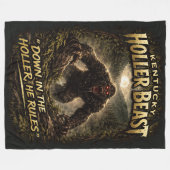 Couverture Polaire Bigfoot Sasquatch (Devant (Horizontal))