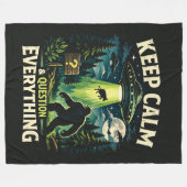 Couverture Polaire Bigfoot Sasquatch (Devant (Horizontal))