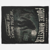 Couverture Polaire Bigfoot Sasquatch (Devant (Horizontal))