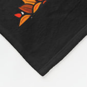 Couverture Polaire Bigfoot Thanksgiving Turkey Funny Thanksgiving Sas (Coin)