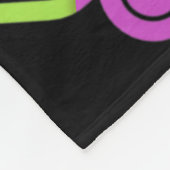 Couverture Polaire Bigfoot Tie Dye Hippie Skateboarders Sasquatch Ska (Coin)