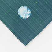 Couverture Polaire Bijoux de flocon de neige 3D (Coin)