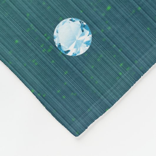 Couverture Polaire Bijoux de flocon de neige 3D (Coin)