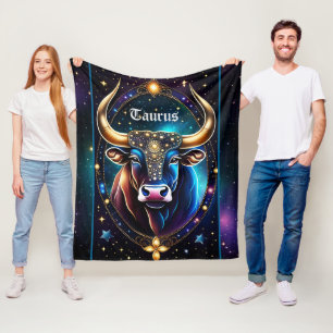 Couverture Polaire Bijoux Galaxie Zodiac Taurus
