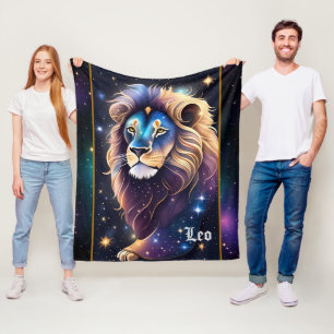 Couverture Polaire Bijoux Galaxy Zodiac Leo