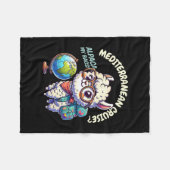 Couverture Polaire Biker Santa 67 Crew Funny Christmas Leather Jacket (Devant (Horizontal))