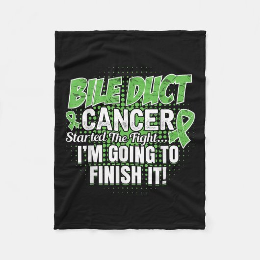 Couverture Polaire Bile Duct Cancer Sensibilisation Mal Finira Ce Com (Devant)