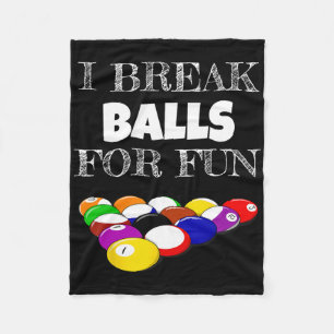 Couverture Polaire Billard 8 Ball Pool Joueur Sarcasm Humour de nouve