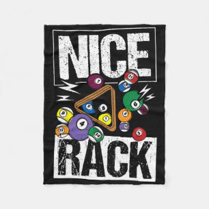 Couverture Polaire Billard en rack