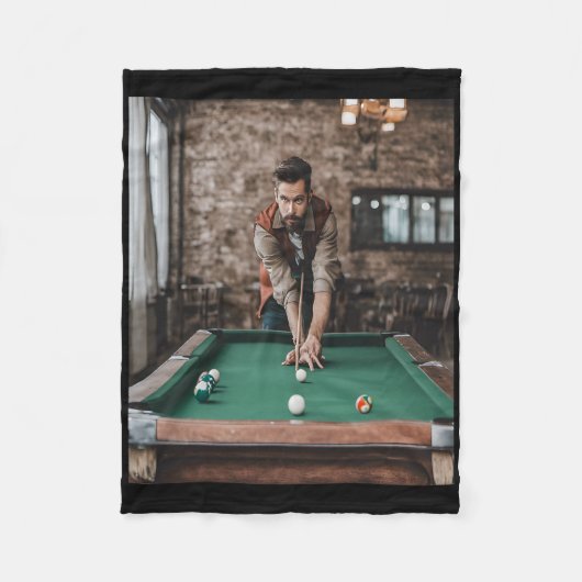Couverture Polaire Billard Precision Shot (Devant)