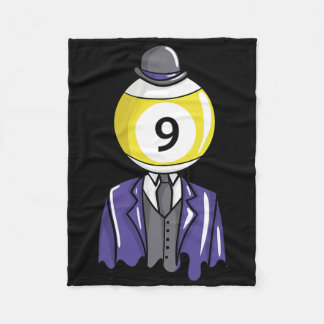 Couverture Polaire Billard vintage 9 Ll Pool Guy Player Cadeaux