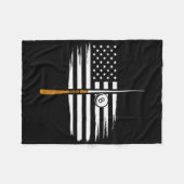 Couverture Polaire Billiard Pool Player Billiards Table Etats-Unis Am (Devant (Horizontal))