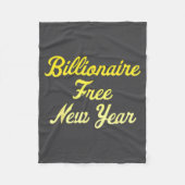 Couverture Polaire Billionaire , New Year, Hapness, Simple Joys  (Devant)