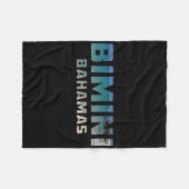 Couverture Polaire Bimini Bahamas Tropical Island (Devant (Horizontal))