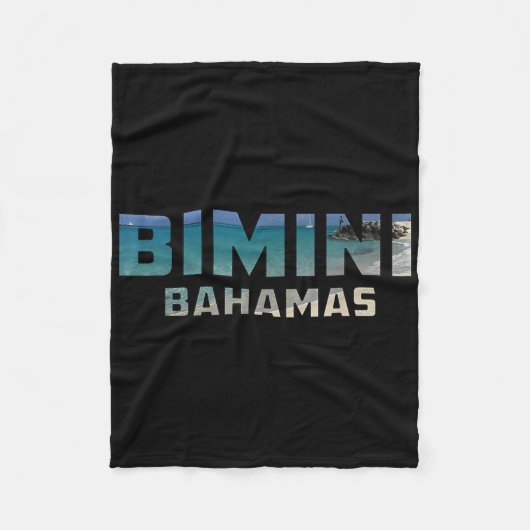 Couverture Polaire Bimini Bahamas Tropical Island (Devant)