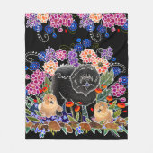 Couverture Polaire BINDI GARDEN PARTY - Jeu de molleton (Devant)