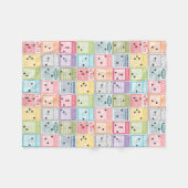 Couverture Polaire Bingo rétro (Devant (Horizontal))