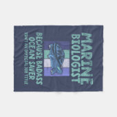 Couverture Polaire Biologiste marin Biologie marine (Devant (Horizontal))