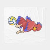 Couverture Polaire Bird at Volleyball Sports (Devant (Horizontal))