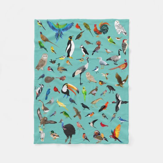 Couverture Polaire Bird Blanky (Devant)