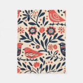 Couverture Polaire Birdie Bloomscape (Devant)