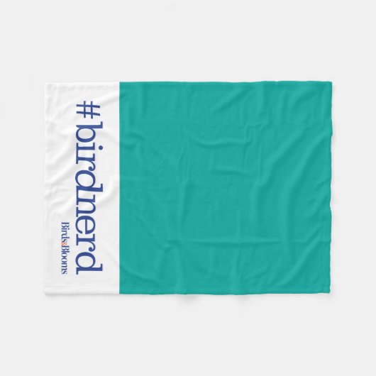 Couverture Polaire #birdnerd (Devant (Horizontal))