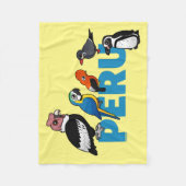 Couverture Polaire Birdorable Pérou (Devant)
