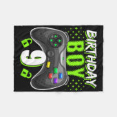 Couverture Polaire Birthday Boy 9 Video Game Controller Gamer 9th Bir (Devant (Horizontal))