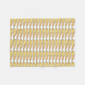 Couverture Polaire Biscotti de Noël Italien Vacances Dessert Pâtisser (Devant (Horizontal))