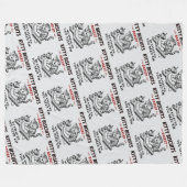 Couverture Polaire Biscuits Kitty Boulangerie (Devant (Horizontal))