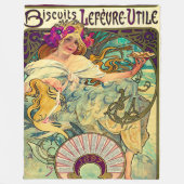 Couverture Polaire Biscuits Lefevre-Utile par Alphonse Mucha (1896) (Devant)