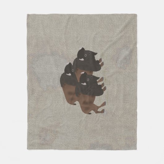 Couverture Polaire Bison (Devant)