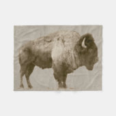 Couverture Polaire Bison américain (Devant (Horizontal))