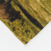 Couverture Polaire Bison au lever de soleil (Coin)