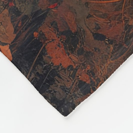 Couverture Polaire Bison dans l'artisanat boisé d'automne (Coin)