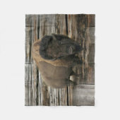 Couverture Polaire Bison de bois (Devant)