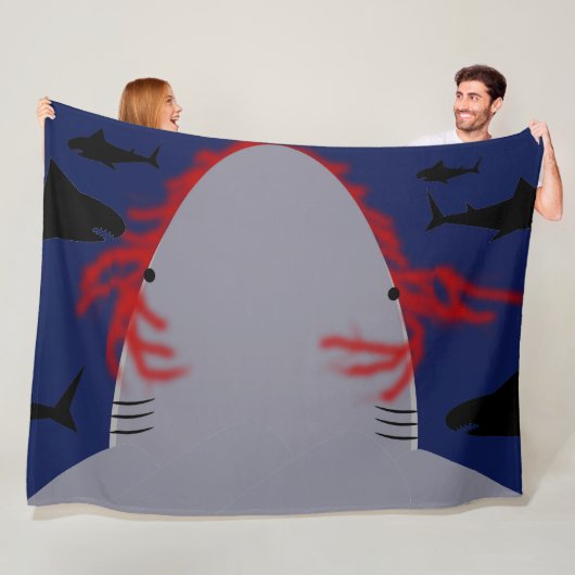 Couverture Polaire Bite de requin (En situation)