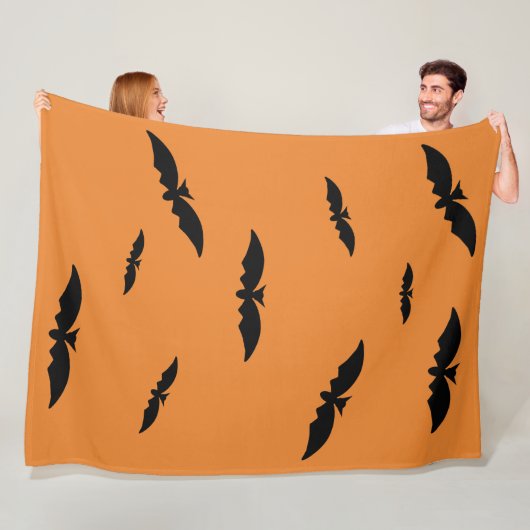 Couverture Polaire Bitty Bats (En situation)